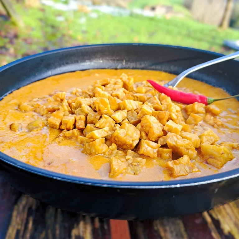 Sambal Goreng Peteh mit Tempeh