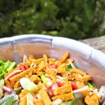 Gemischter Salat mit Tempeh